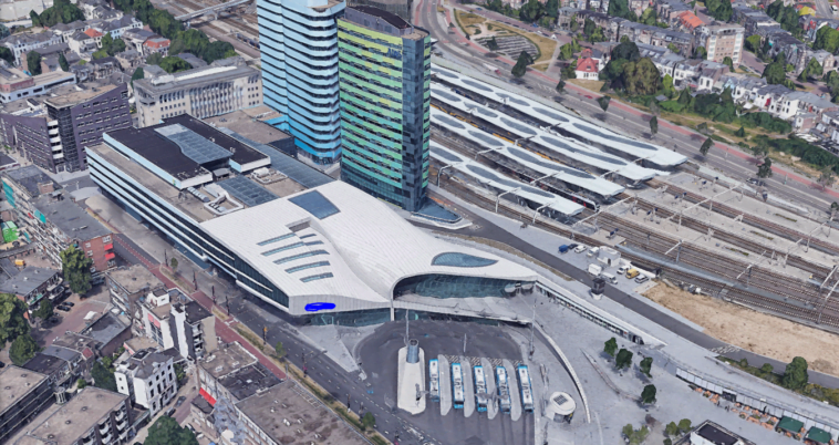 Quiz VragenVuur Treinstations Herkennen Vanuit de lucht Google Earth Populaire Stations Populairste Nederlandse Nederland Trein