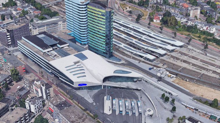 Quiz VragenVuur Treinstations Herkennen Vanuit de lucht Google Earth Populaire Stations Populairste Nederlandse Nederland Trein