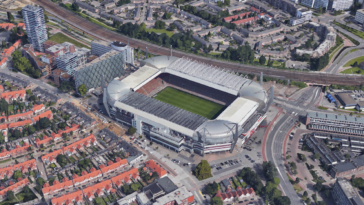 Quiz VragenVuur Stadions Voetbalclubs Nederland Nederlandse Eredivisie Voetbalstadions Kuip Philips ArenA Herkennen Google Earth