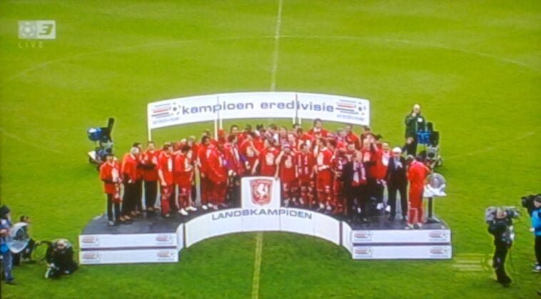 Eredivisie Nederland ED Competitie voetbal PSV Ajax Feyenoord Twente AZ Voetbalcompetitie Eerste Divisie Betaald Quiz VragenVuur Info Trivia Stand Topscorers