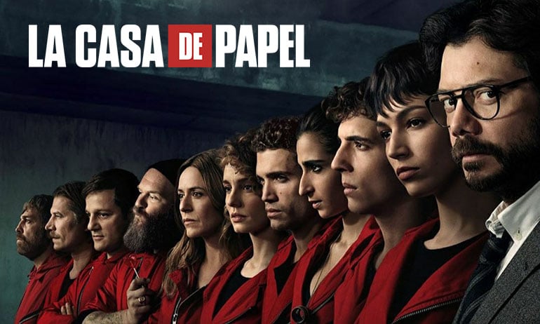 Lijst La Casa de Papel overval acteurs personages cast spaanse serie netflix serie tv seizoen spanje favoriete overal dali overvallers in het echt